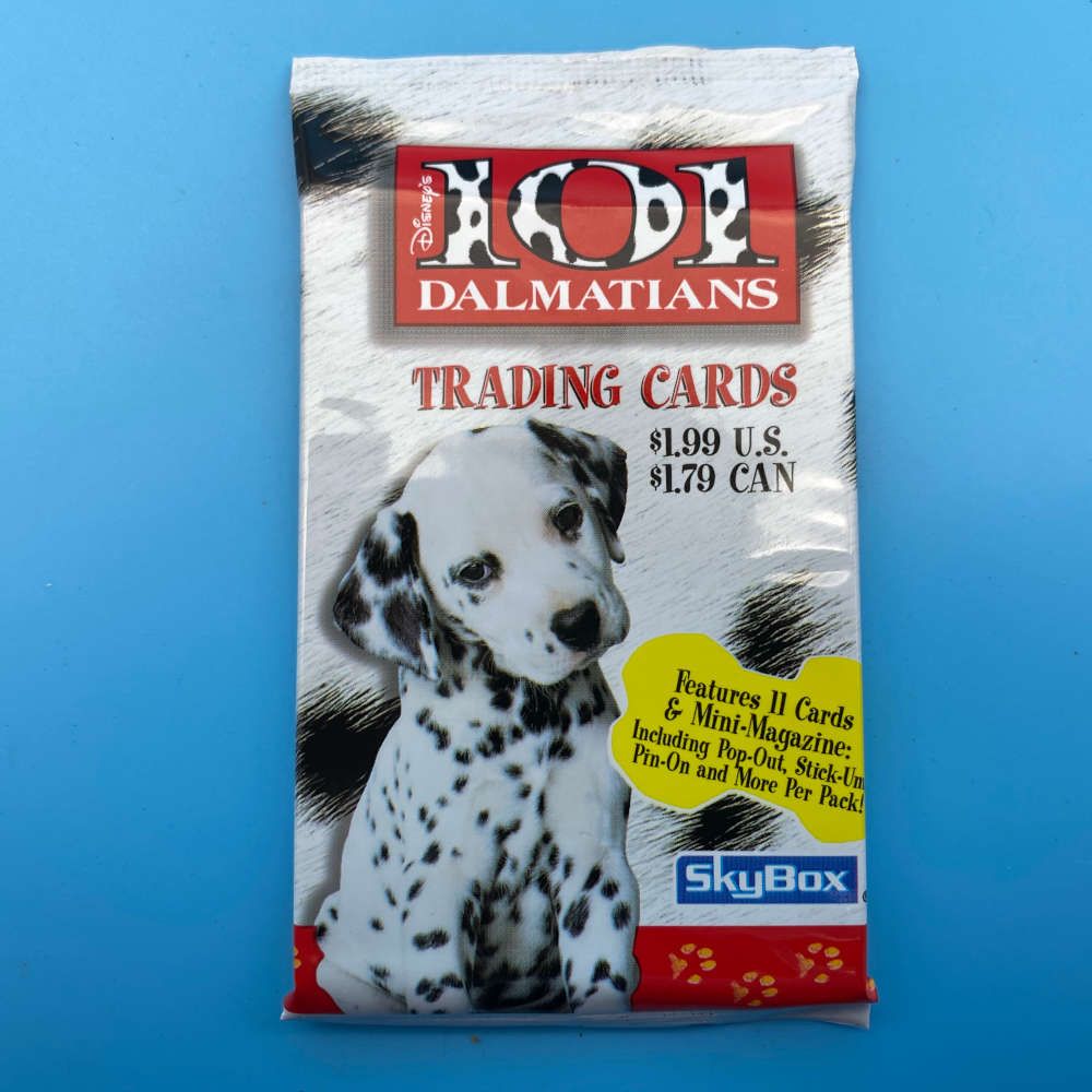 101 Dalmatians Trading Cards Single Packet – Fleer SkyBox (1996