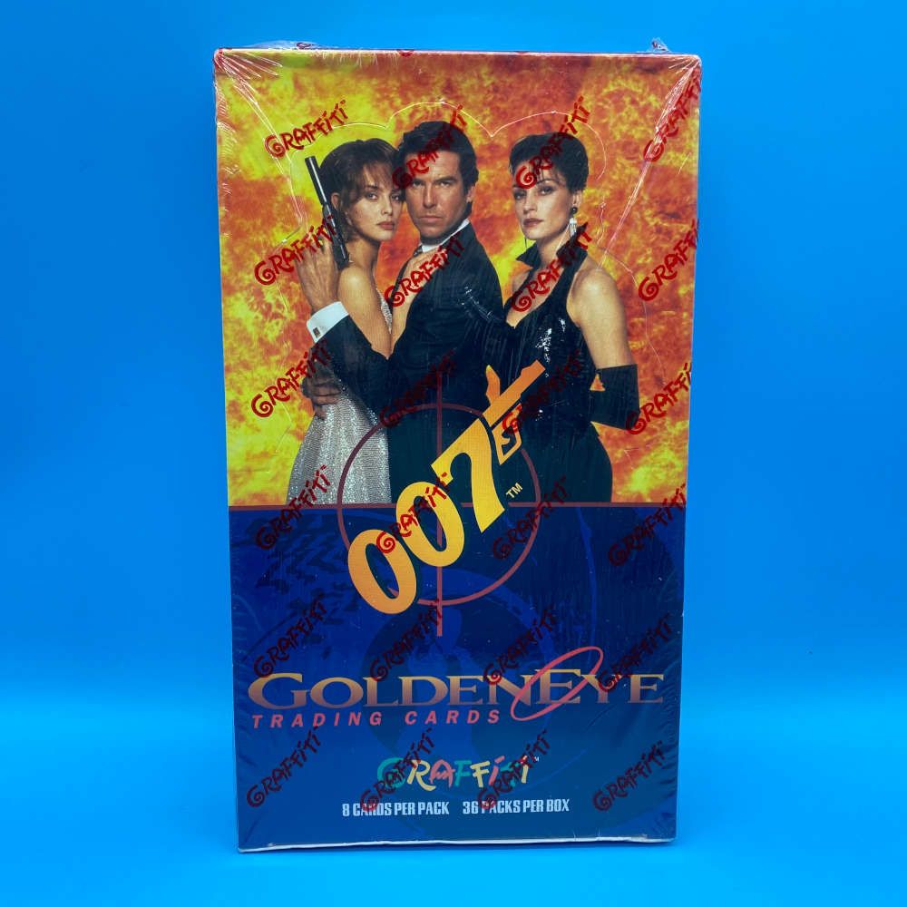 James Bond 007 GoldenEye Trading Cards Box – Graffiti (1995