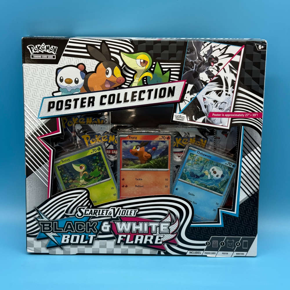 Pokemon Poster Collection – Scarlet & Violet Black Bolt & White