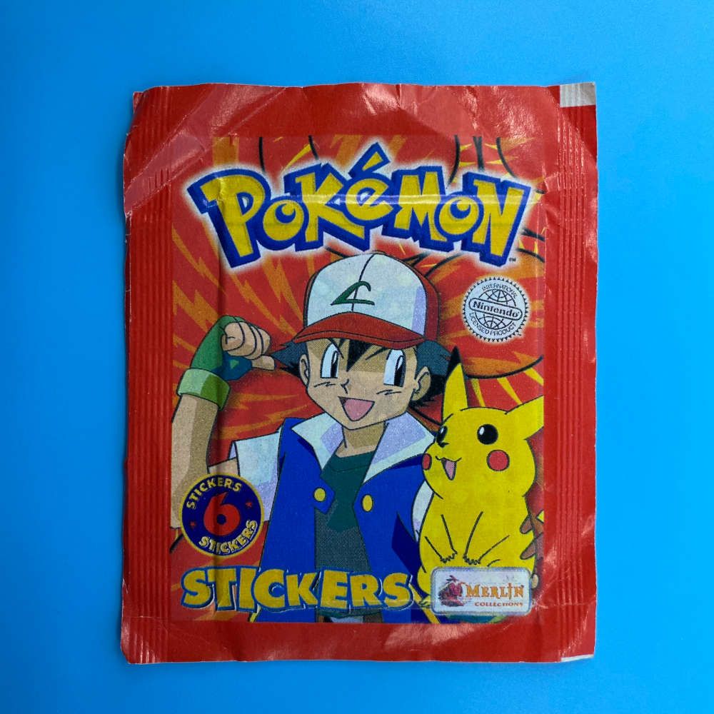 Pokemon Stickers Single Packet – Merlin (6 Stickers) | Hoarders