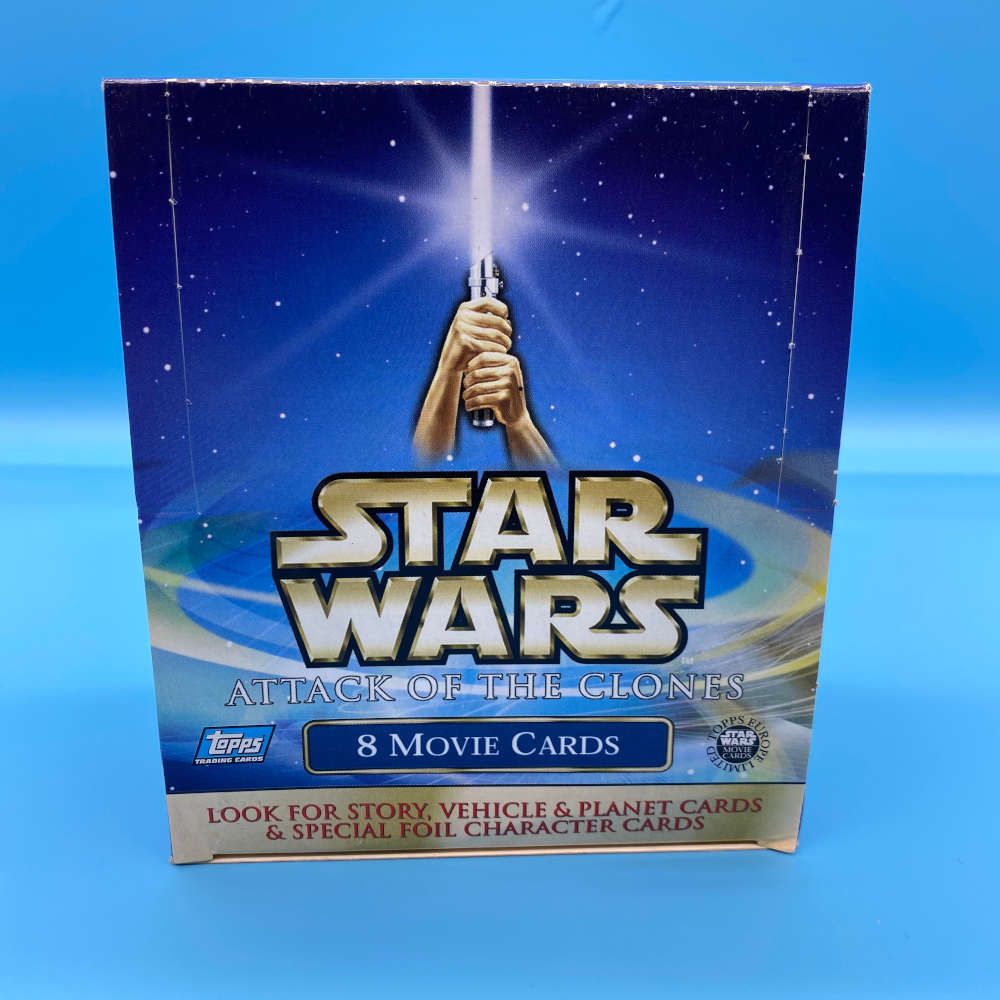 Star Wars Attack of the Clones Trading Cards Box (Europe) – Topps