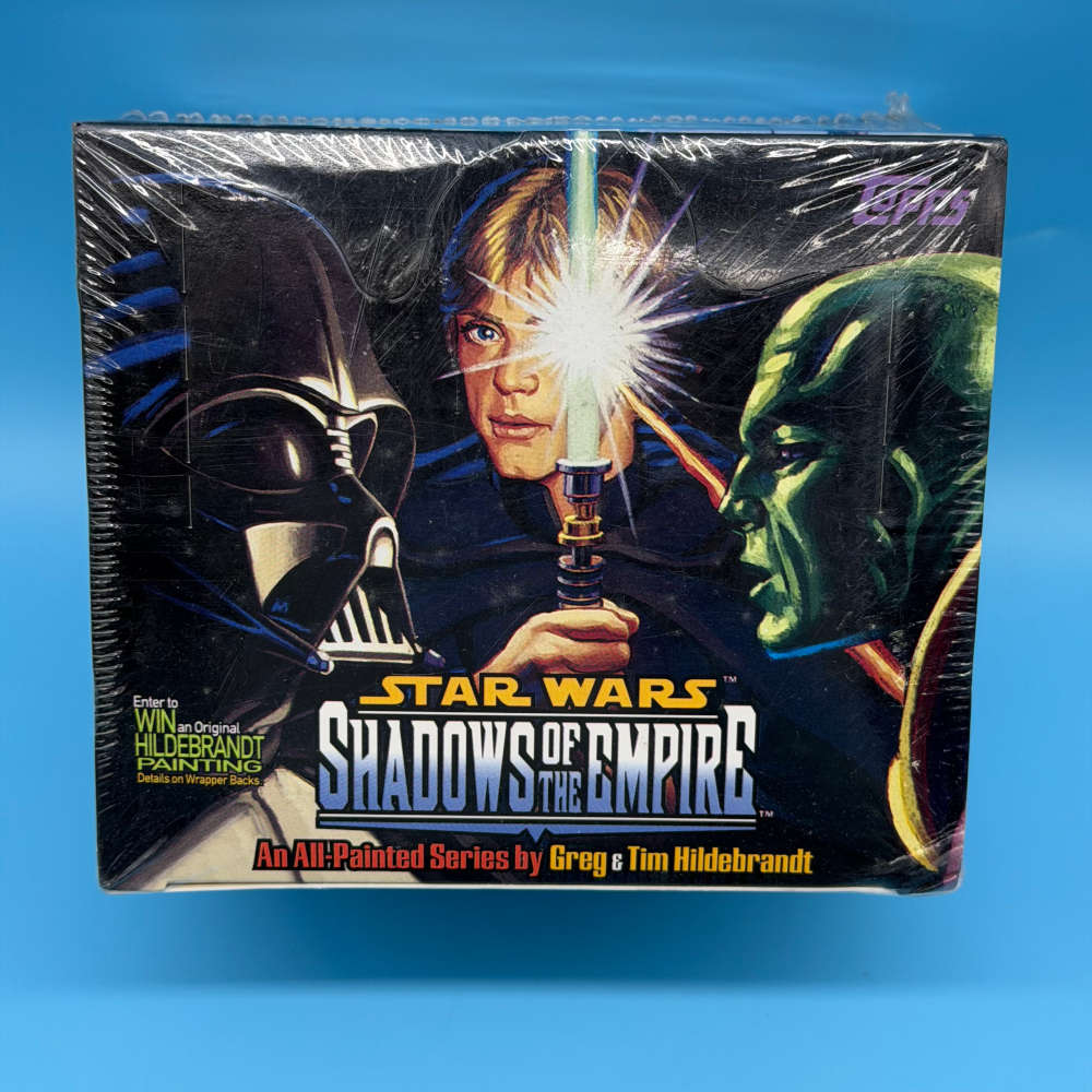 Star Wars Shadows of the Empire Sealed Trading Card Box – Topps