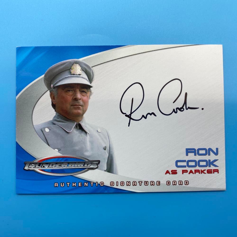 Terrence R. Cook Signature Thunderbirds The Movie Autograph Card – Ron Cook AC4 (Cards Inc, 2004 ...