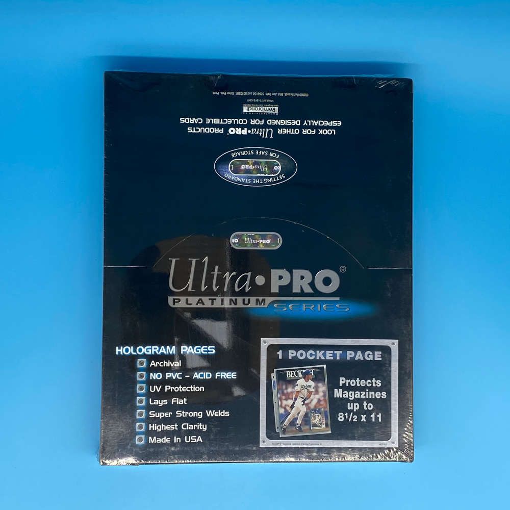 Ultra Pro 9 Páginas De Bolsillo Serie Platinum 100 Páginas Y Ultra Pro 9 Páginas De Bolsillo Serie Platinum 100 Páginas Y